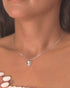 Wild | 925 Sterling Silber | Halskette mit Kristallkatze und Unendlichkeitsverschluss
